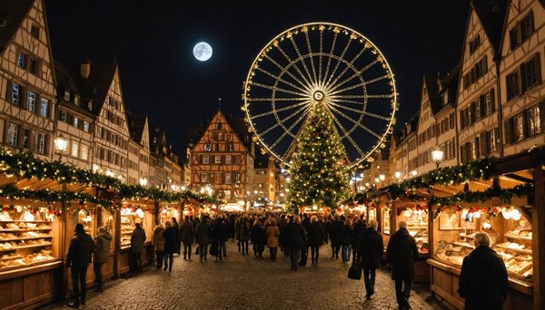 Plongez dans la féerie du marché de noël à strasbourg